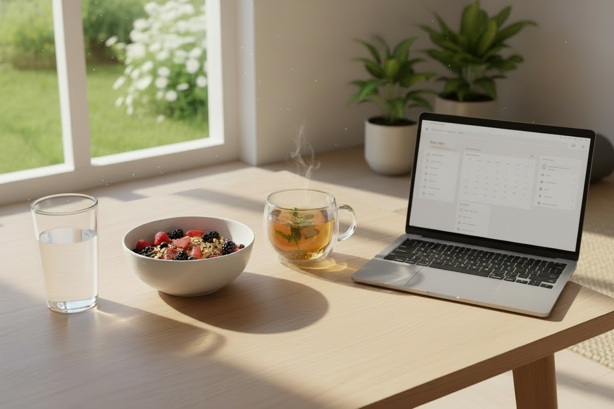 Goede ochtendroutine met grip